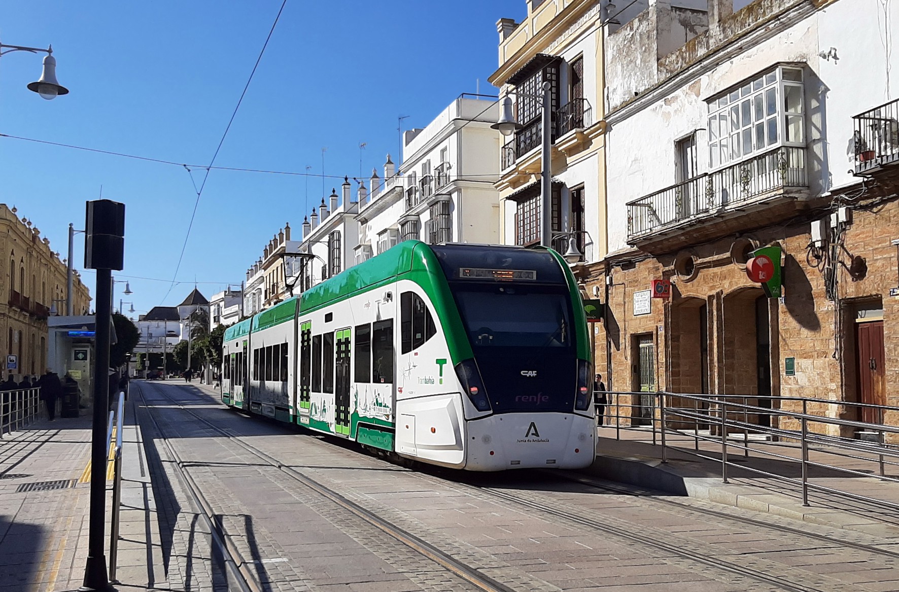 Trambahía de Cádiz calle Real